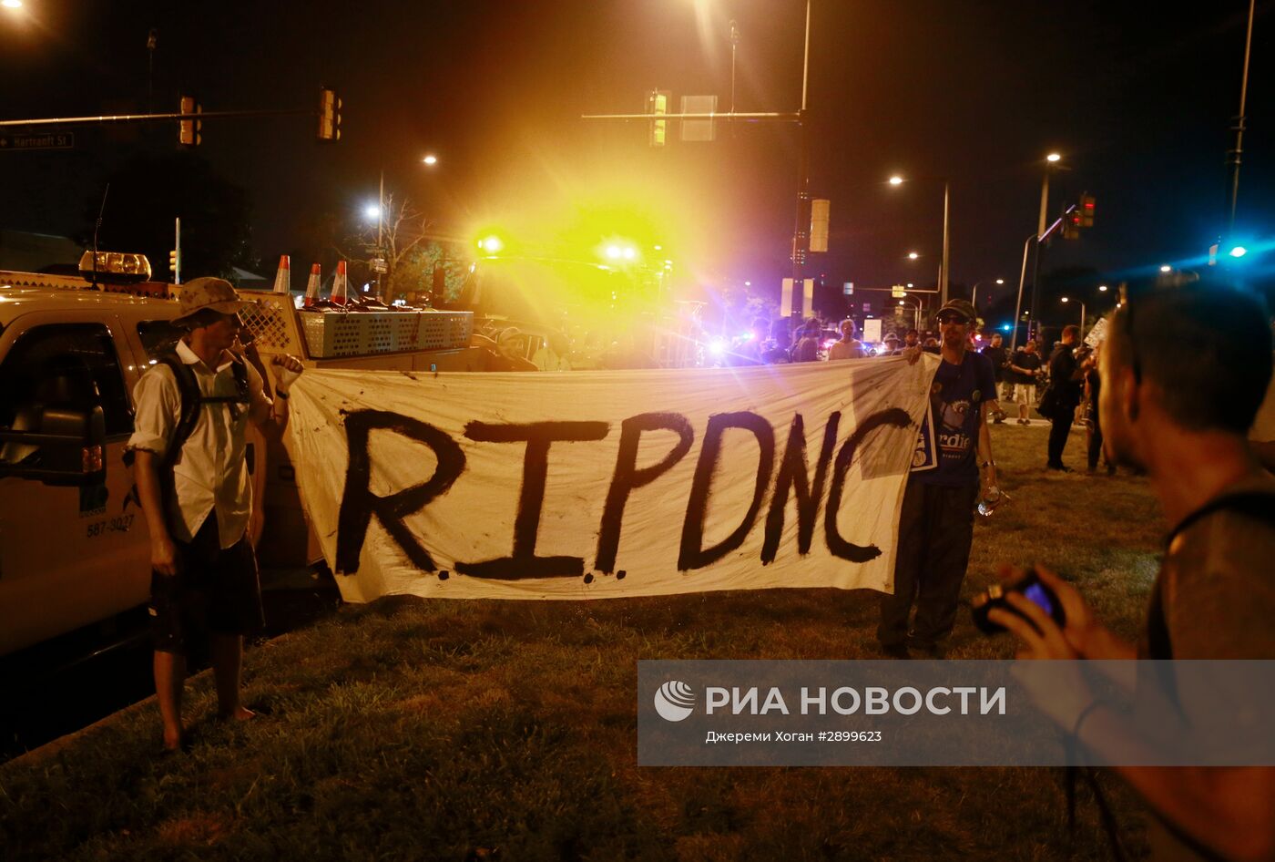 Акции протеста в Филадельфии