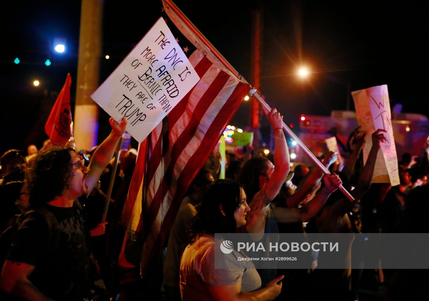 Акции протеста в Филадельфии