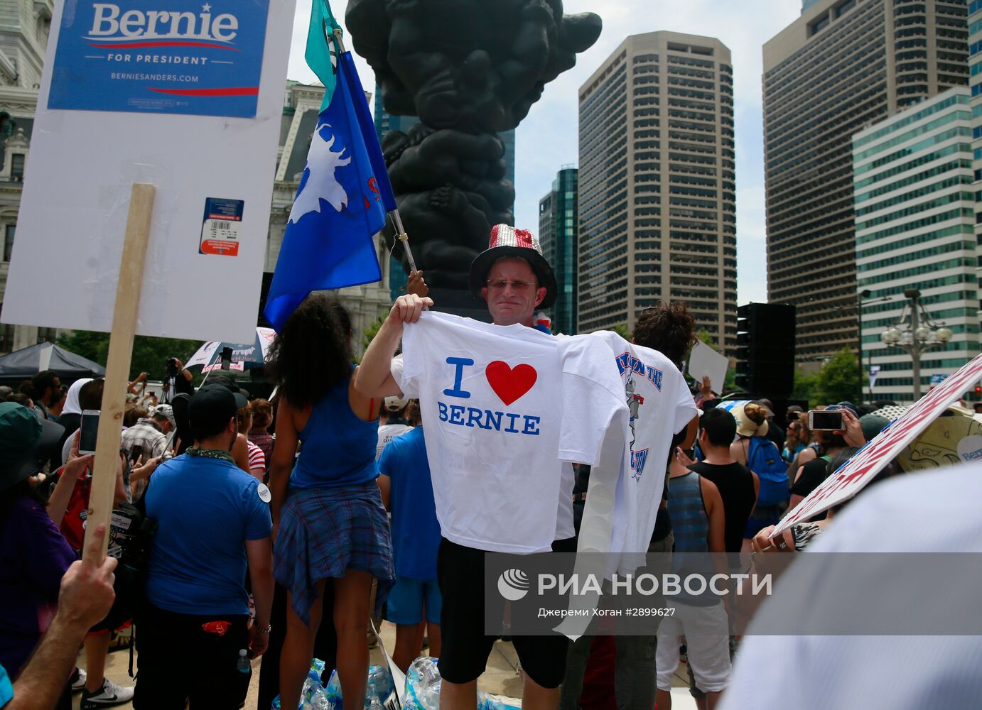 Акции протеста в Филадельфии