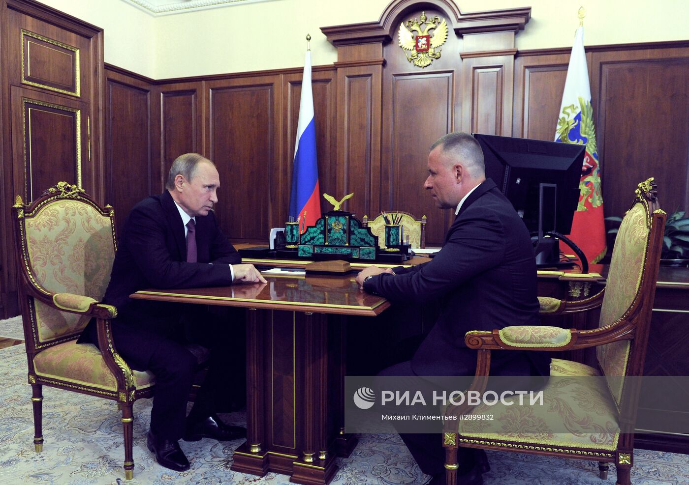 Президент РФ В. Путин провел ряд встреч 27 июля 2016 г.