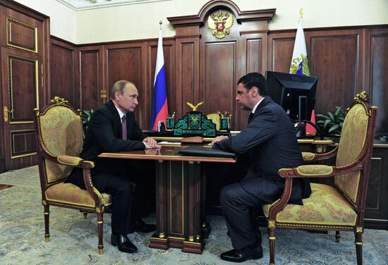 Президент РФ В. Путин провел ряд встреч 27 июля 2016 г.