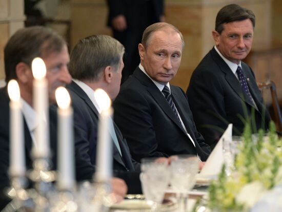 Рабочий визит президента РФ В. Путина в Словению