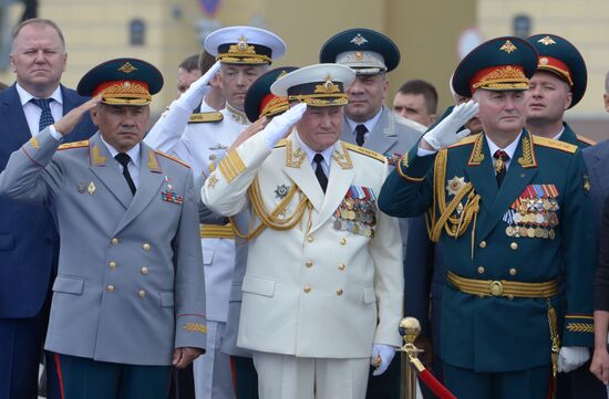 Празднование Дня Военно-Морского флота в Санкт-Петербурге