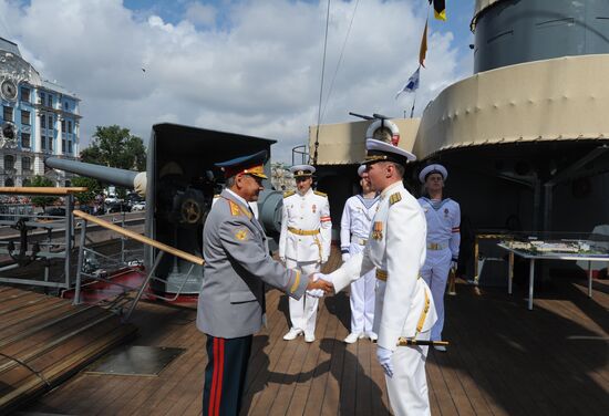 Празднование Дня Военно-Морского флота в Санкт-Петербурге