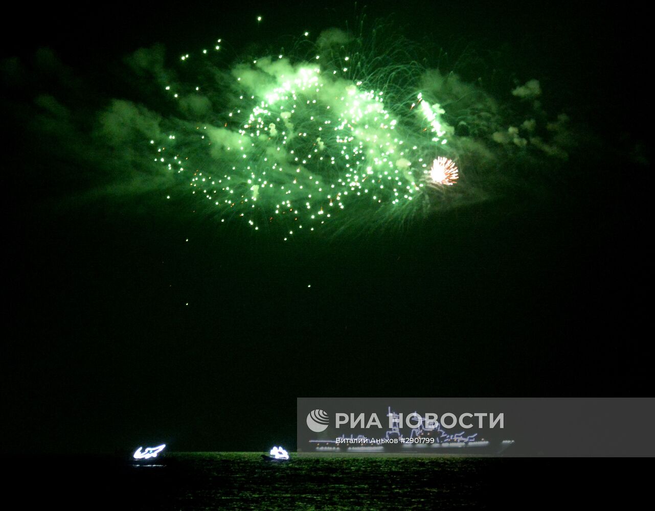 Празднование Дня ВМФ в городах России