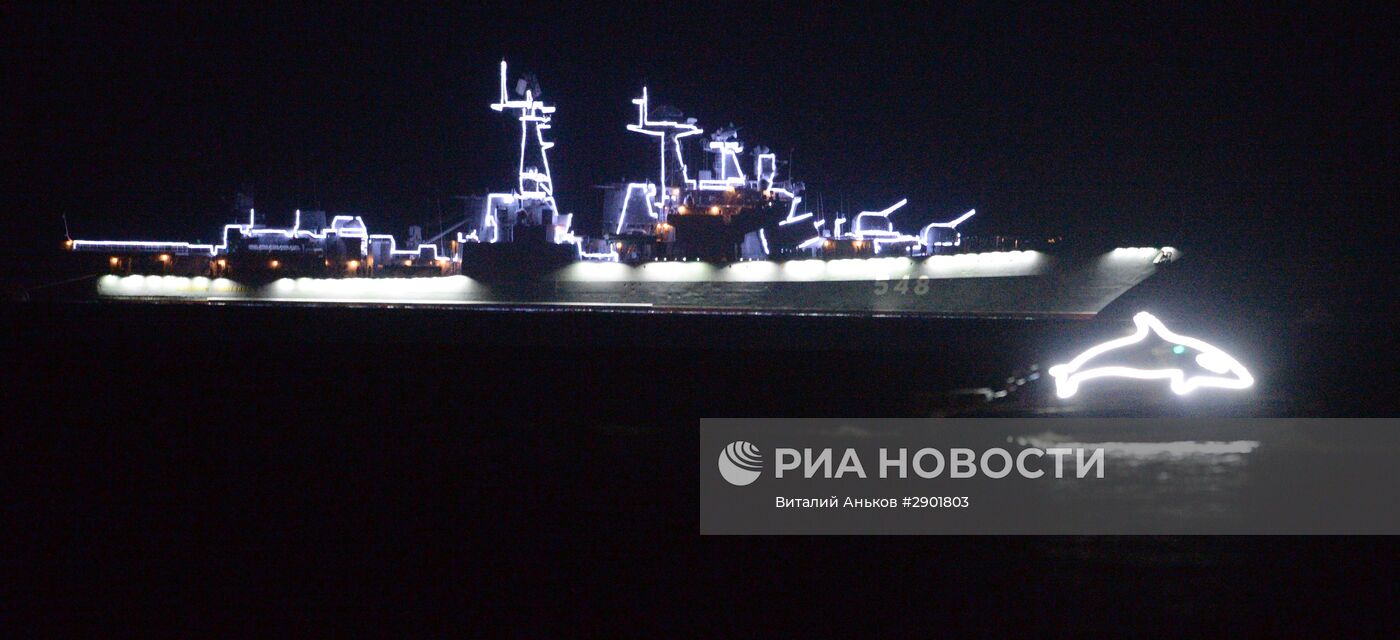 Празднование Дня ВМФ в городах России