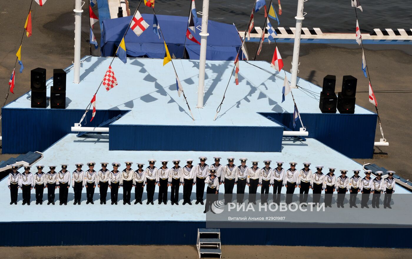 Празднование Дня ВМФ в городах России
