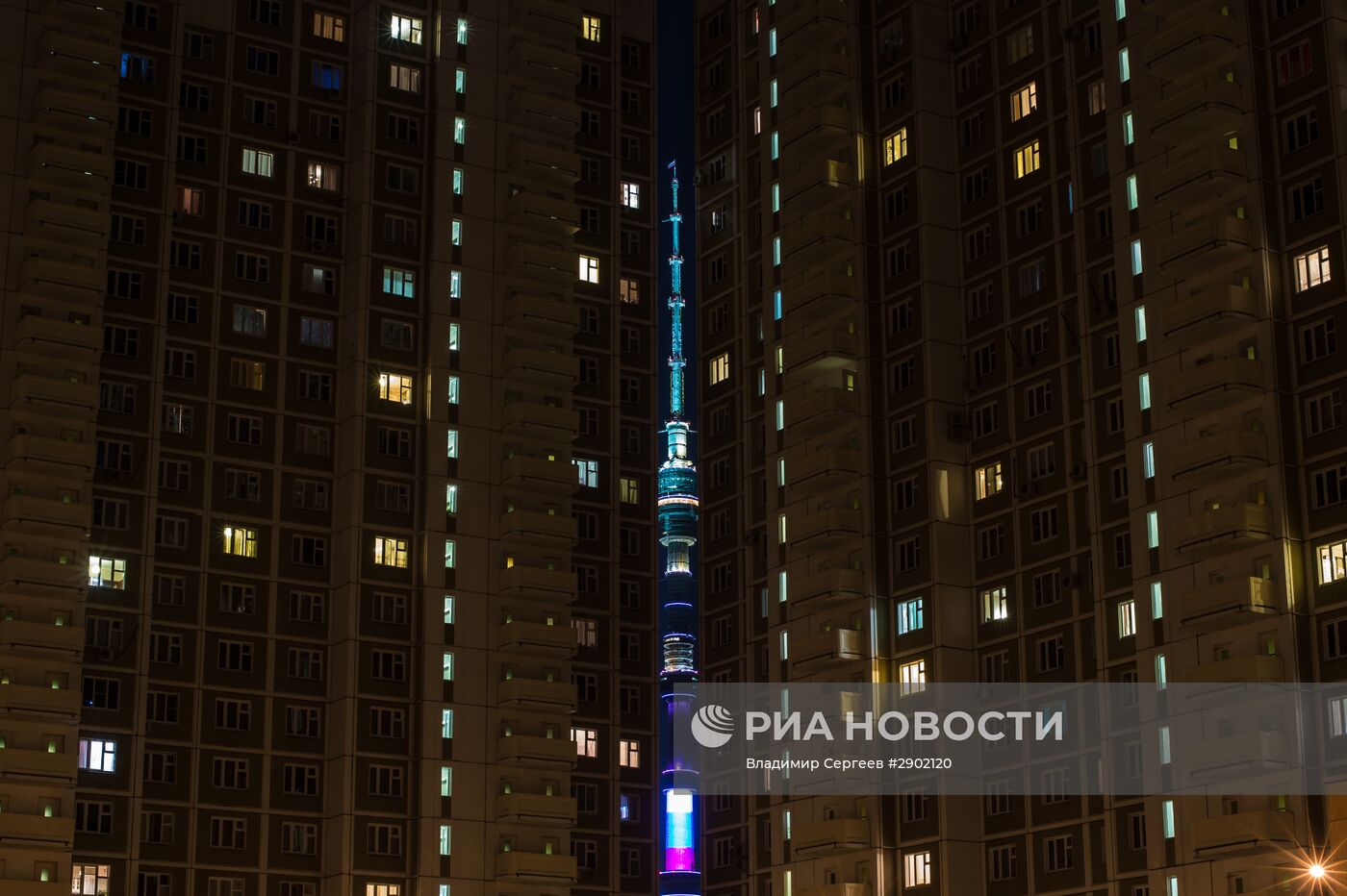 Останкинская телебашня в Москве