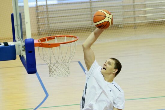 Баскетбол. Тренировка мужской сборной России
