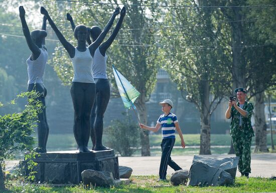 Празднование дня ВДВ в городах России