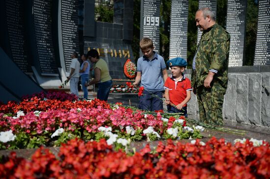 Празднование дня ВДВ в городах России