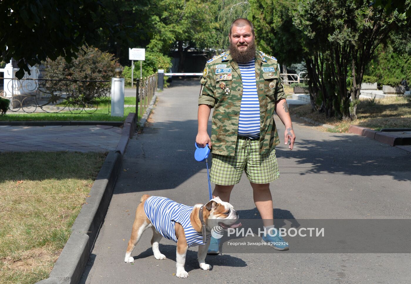 Празднование дня ВДВ в городах России