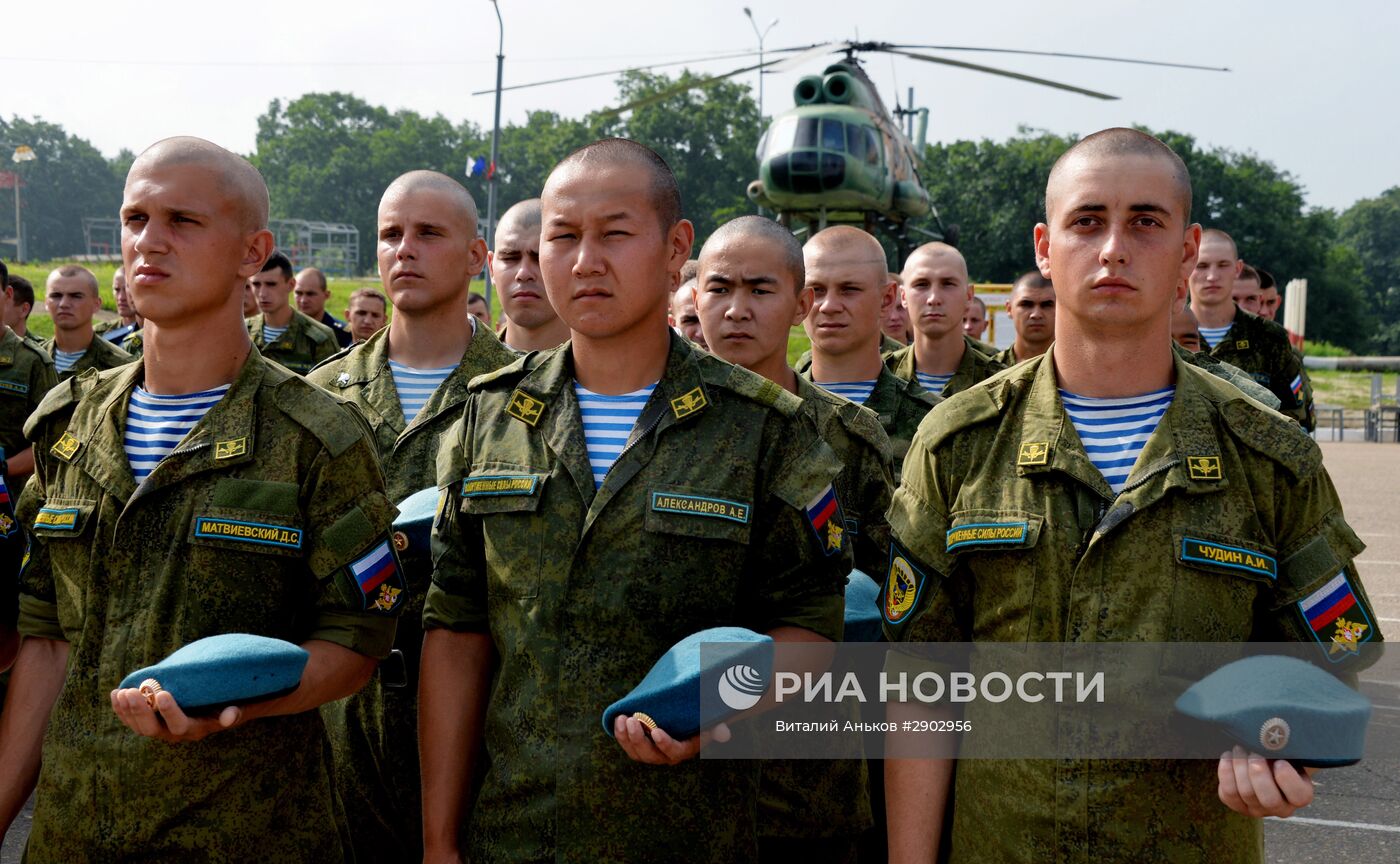 Празднование дня ВДВ в городах России