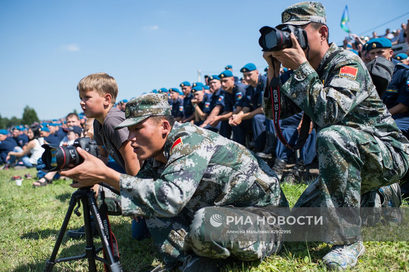 Празднование дня ВДВ в городах России