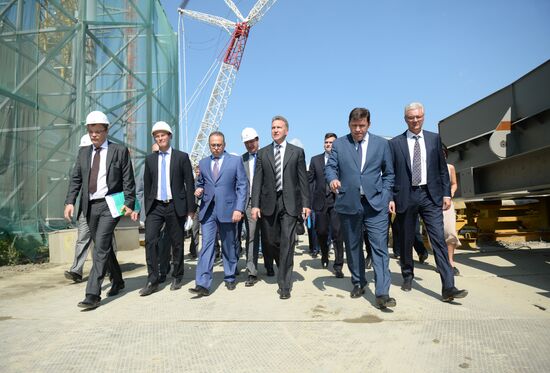 Первый вице-премьер РФ И. Шувалов посетил объекты ЧМ-2018 в Екатеринбурге