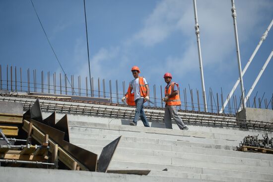 Реконструкция Центрального стадиона в Екатеринбурге к ЧМ-2018