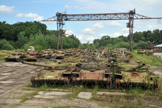 Полигон бронетанкового завода во Львовской области