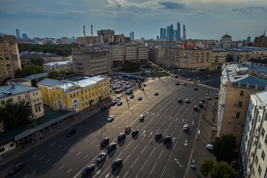 Автомобильный трафик в Москве