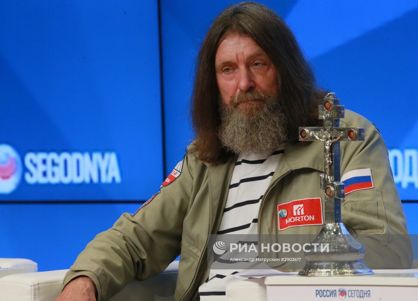 П/к российского путешественника Ф. Конюхова