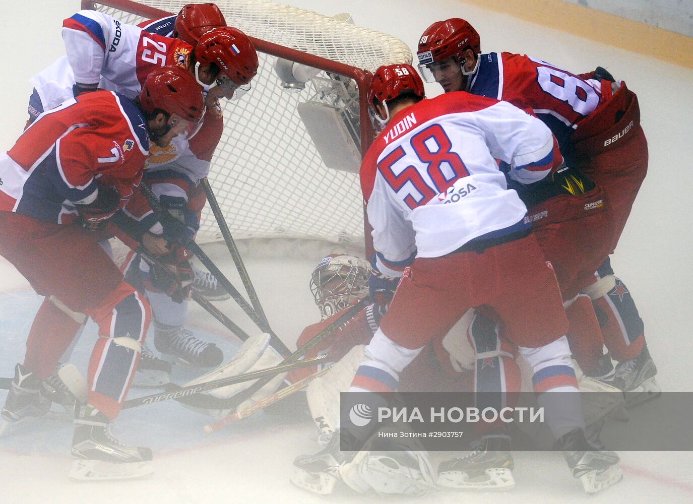 Хоккей. Sochi Hockey Open. Матч ЦСКА - Олимпийская сборная России