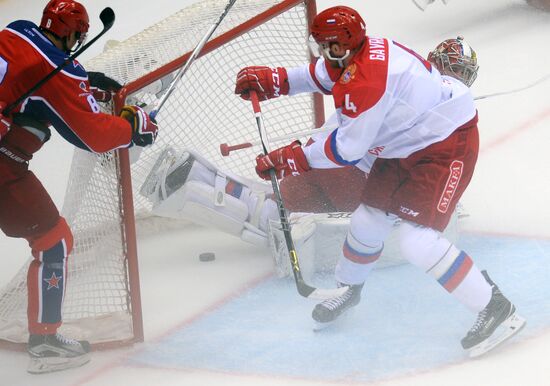 Хоккей. Sochi Hockey Open. Матч ЦСКА - Олимпийская сборная России