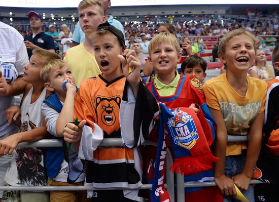 Хоккей. Sochi Hockey Open. Матч ЦСКА - Олимпийская сборная России