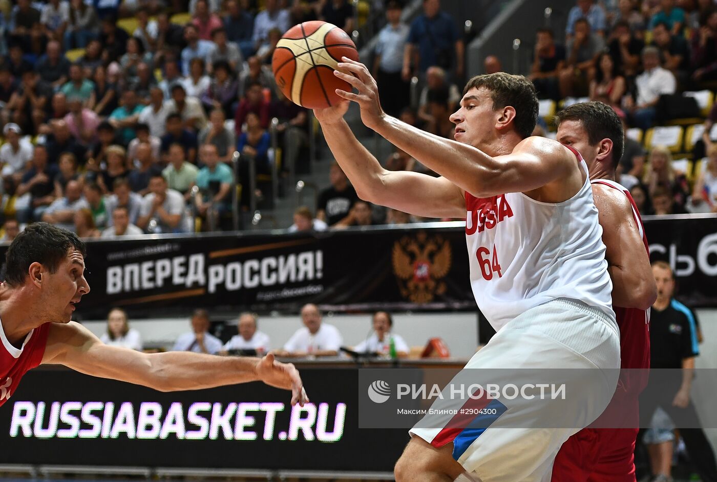 Баскетбол. Мужчины. Товарищеский матч Россия - Белоруссия