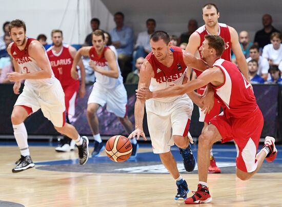 Баскетбол. Мужчины. Товарищеский матч Россия - Белоруссия
