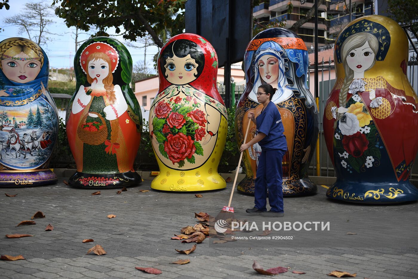 Открытие дома болельщиков олимпийской сборной России в Рио-де-Жанейро