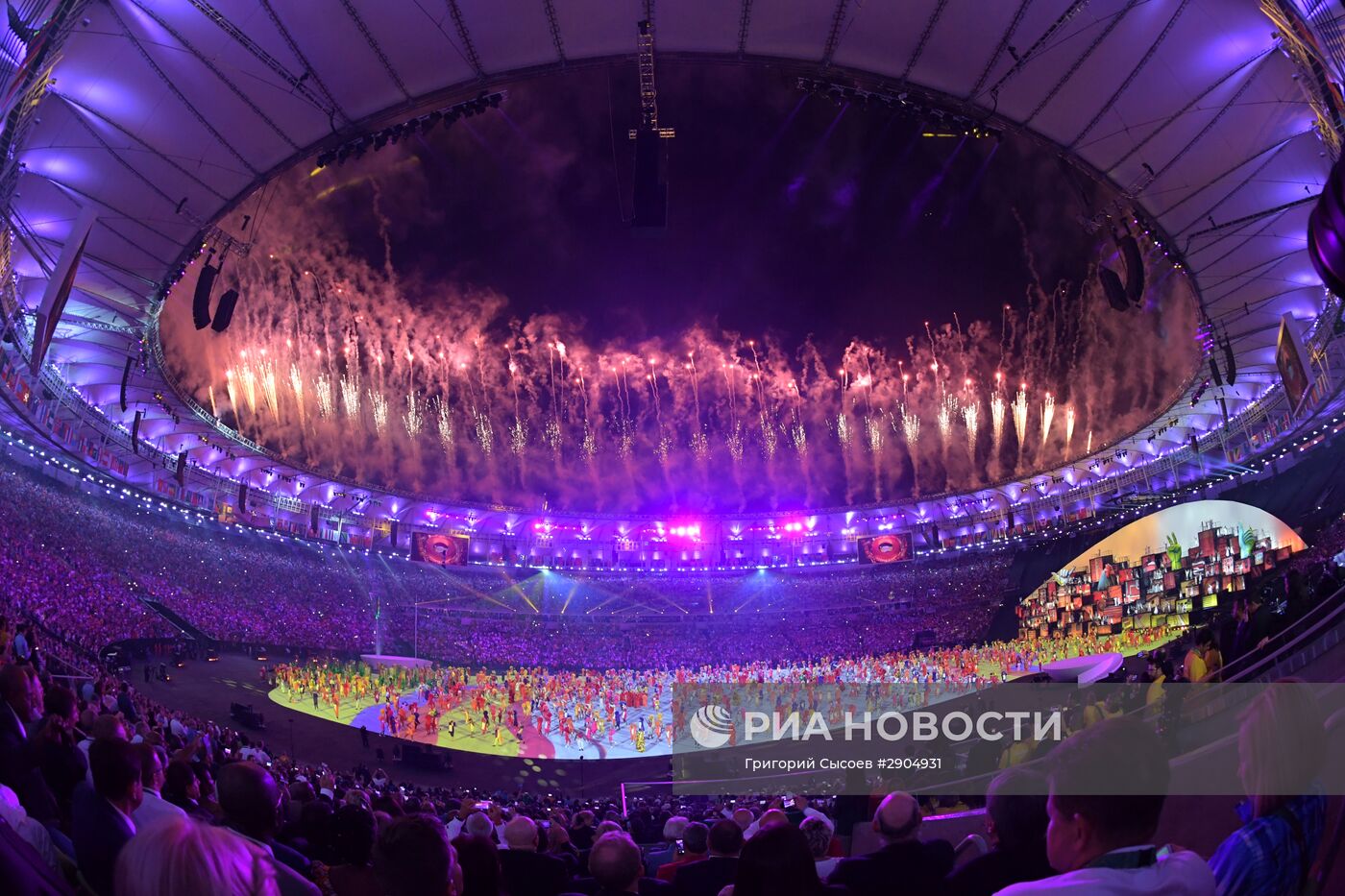 Церемония открытия XXXI летних Олимпийских игр в Рио-де-Жанейро