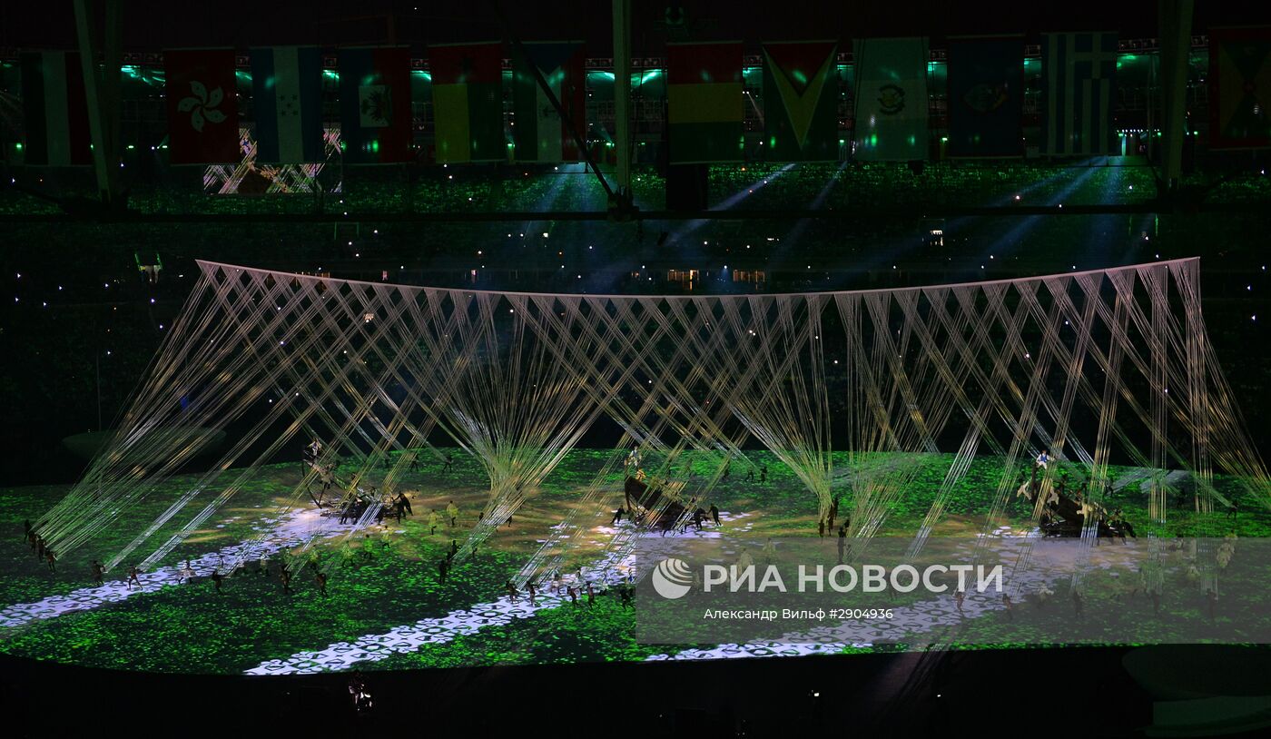Церемония открытия XXXI летних Олимпийских игр в Рио-де-Жанейро