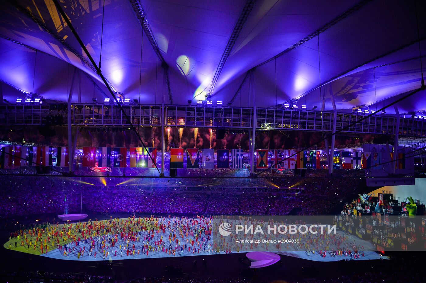 Церемония открытия XXXI летних Олимпийских игр в Рио-де-Жанейро