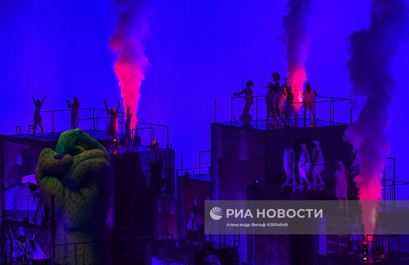 Церемония открытия XXXI летних Олимпийских игр в Рио-де-Жанейро