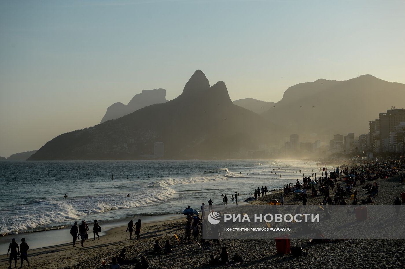 Пляж Ипанема в Рио-де-Жанейро
