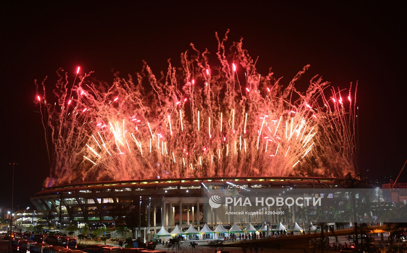 Церемония открытия XXXI летних Олимпийских игр в Рио-де-Жанейро