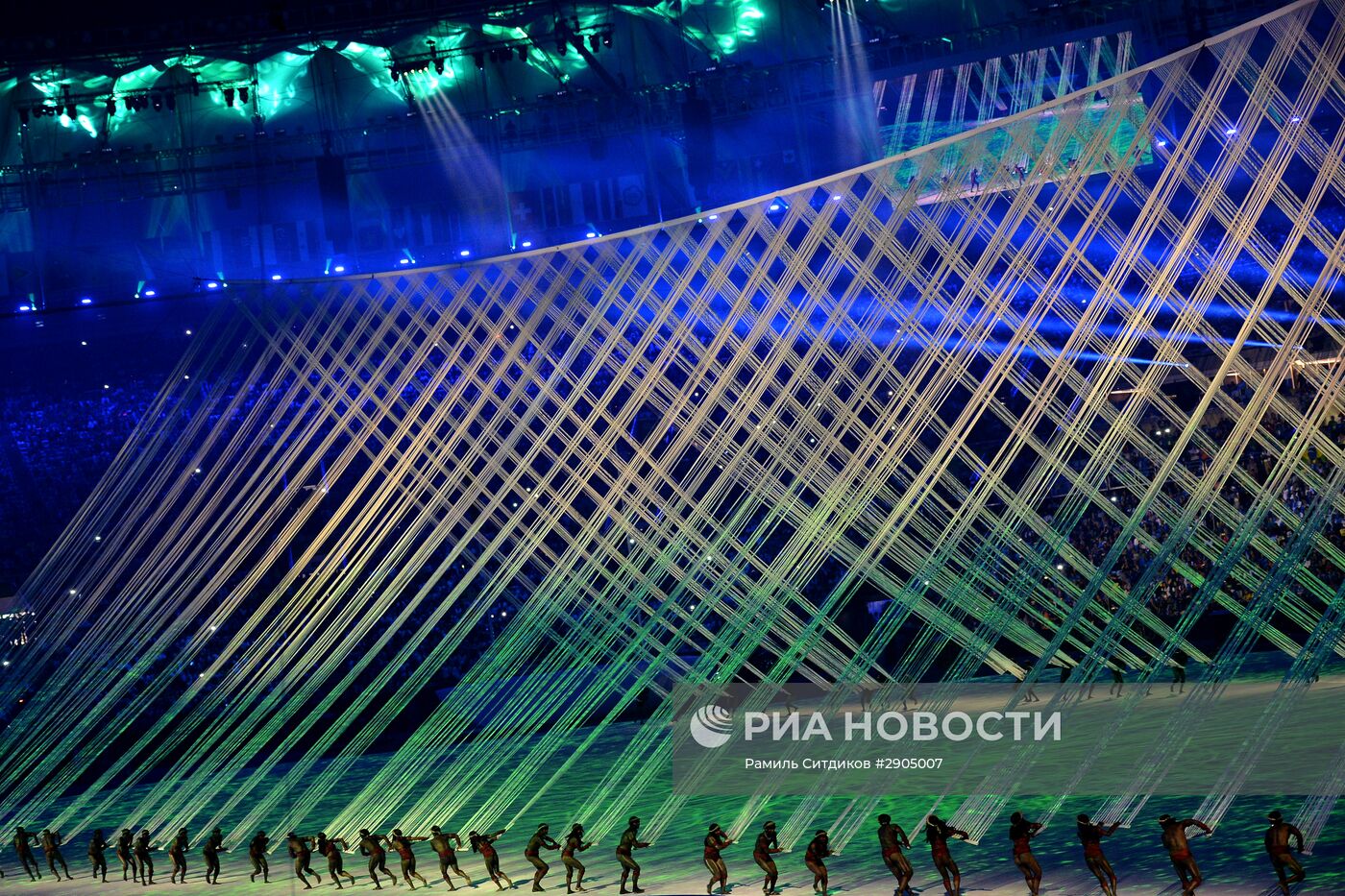 Церемония открытия XXXI летних Олимпийских игр в Рио-де-Жанейро