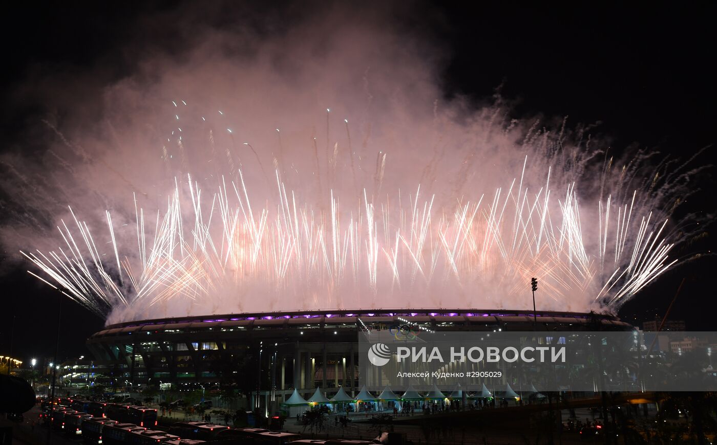 Церемония открытия XXXI летних Олимпийских игр в Рио-де-Жанейро