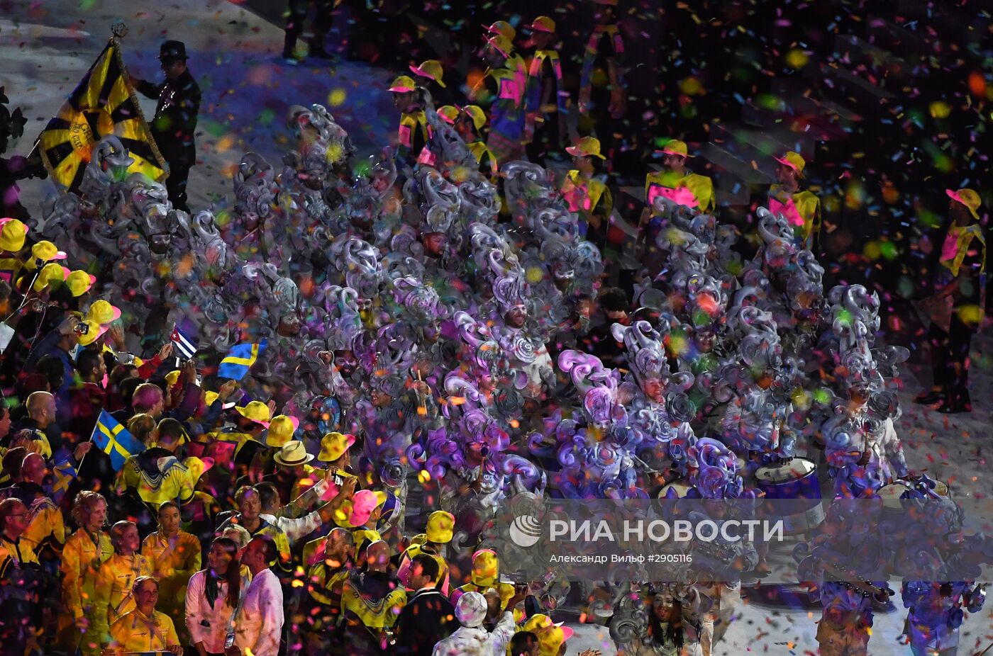Церемония открытия XXXI летних Олимпийских игр в Рио-де-Жанейро