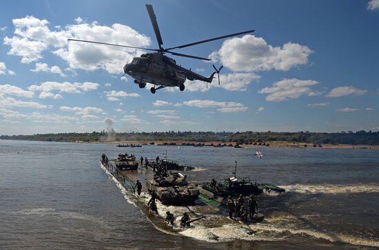 Международные соревнования инженерных войск "Открытая вода - 2016"