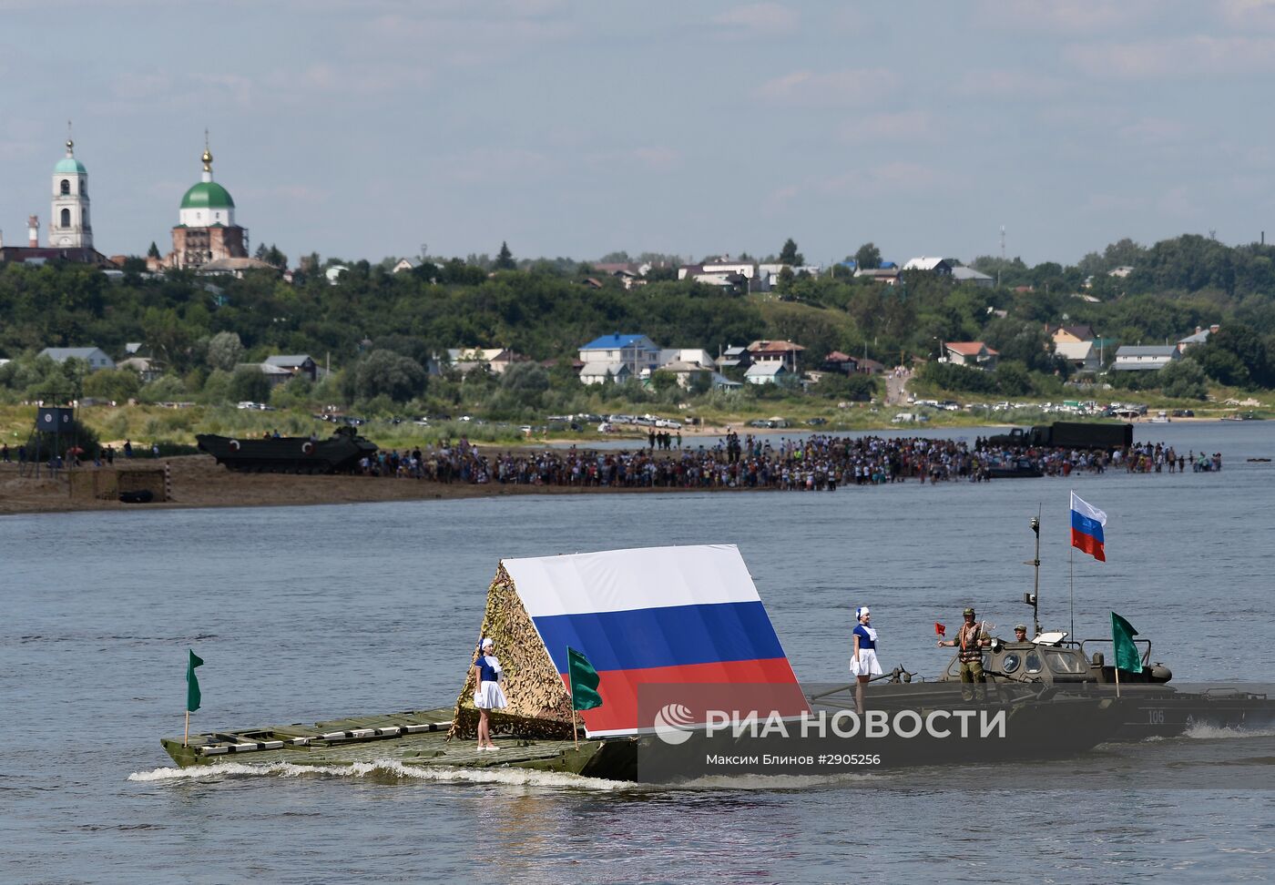 Международные соревнования инженерных войск "Открытая вода - 2016"