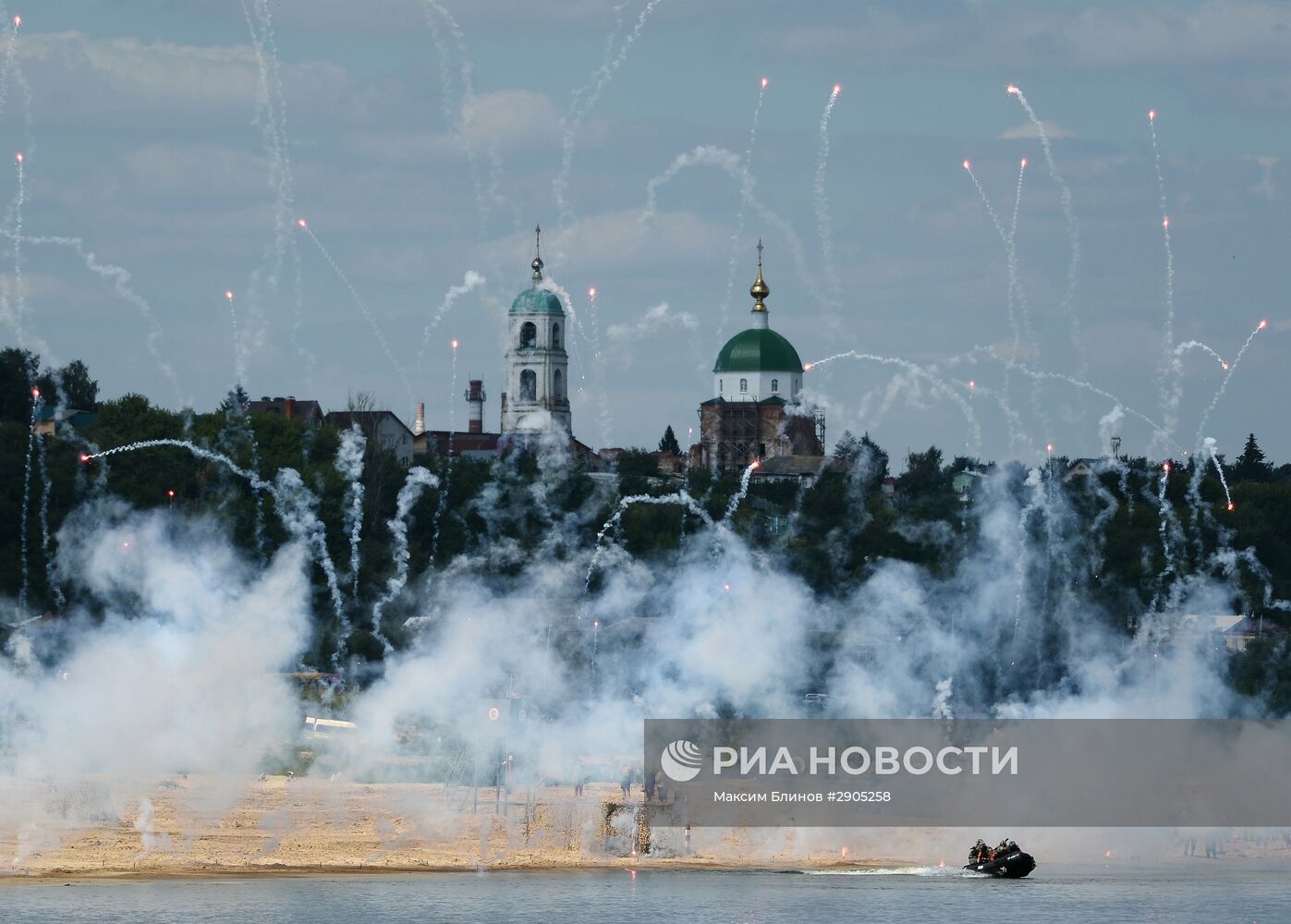 Международные соревнования инженерных войск "Открытая вода - 2016"