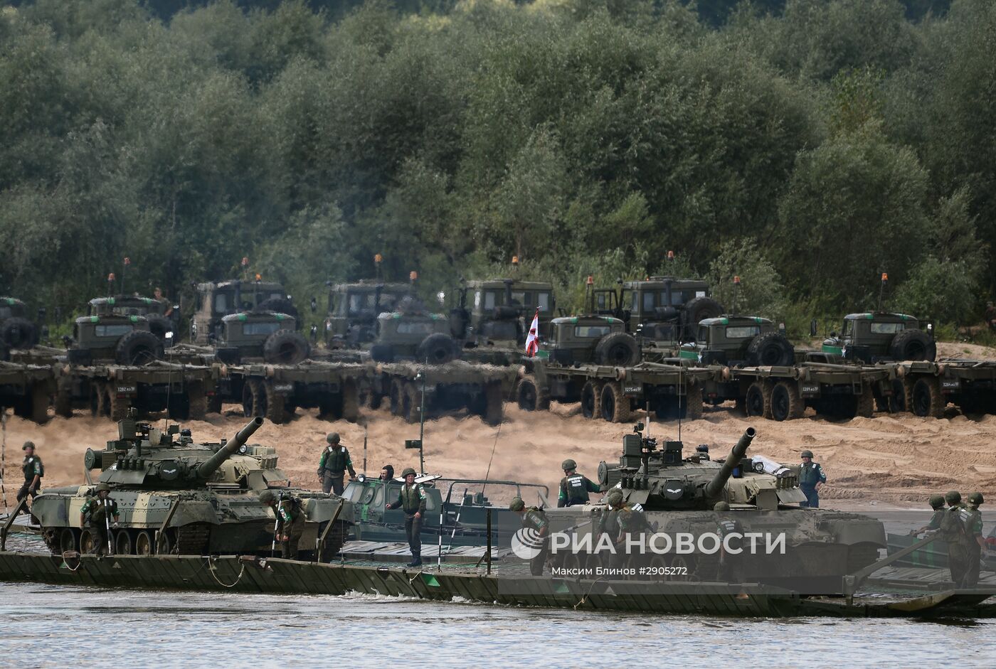 Международные соревнования инженерных войск "Открытая вода - 2016"