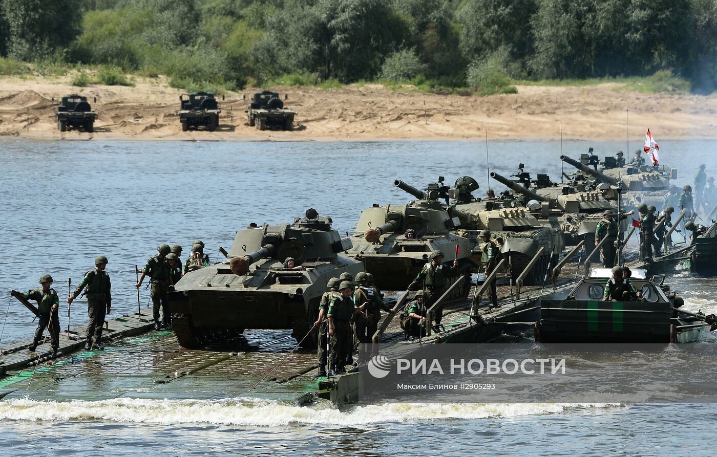 Международные соревнования инженерных войск "Открытая вода - 2016"