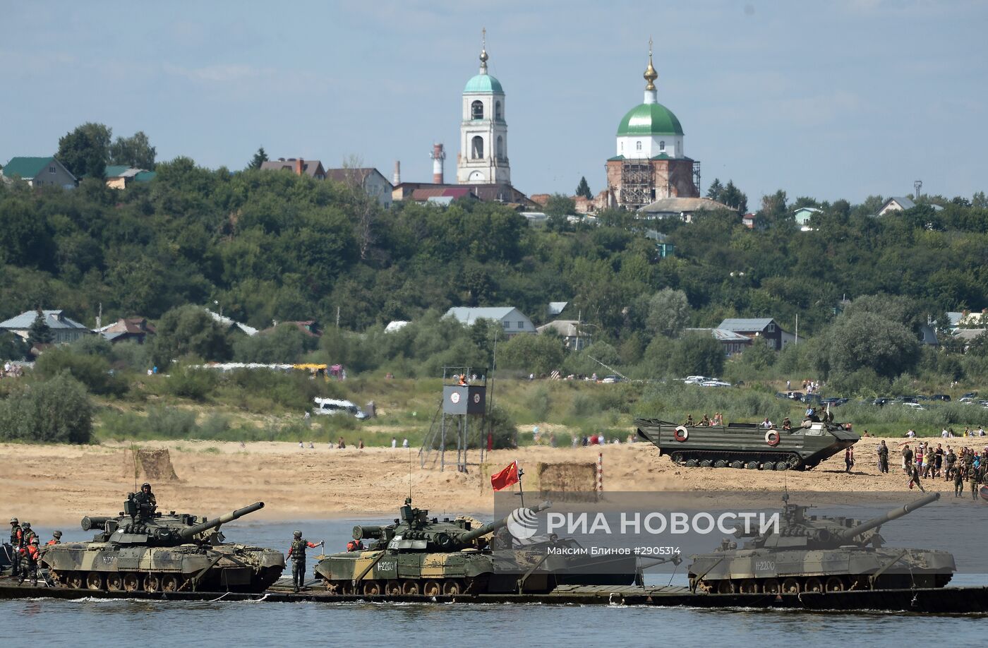 Международные соревнования инженерных войск "Открытая вода - 2016"