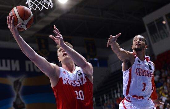 Баскетбол. Мужчины. Товарищеский матч Россия - Грузия
