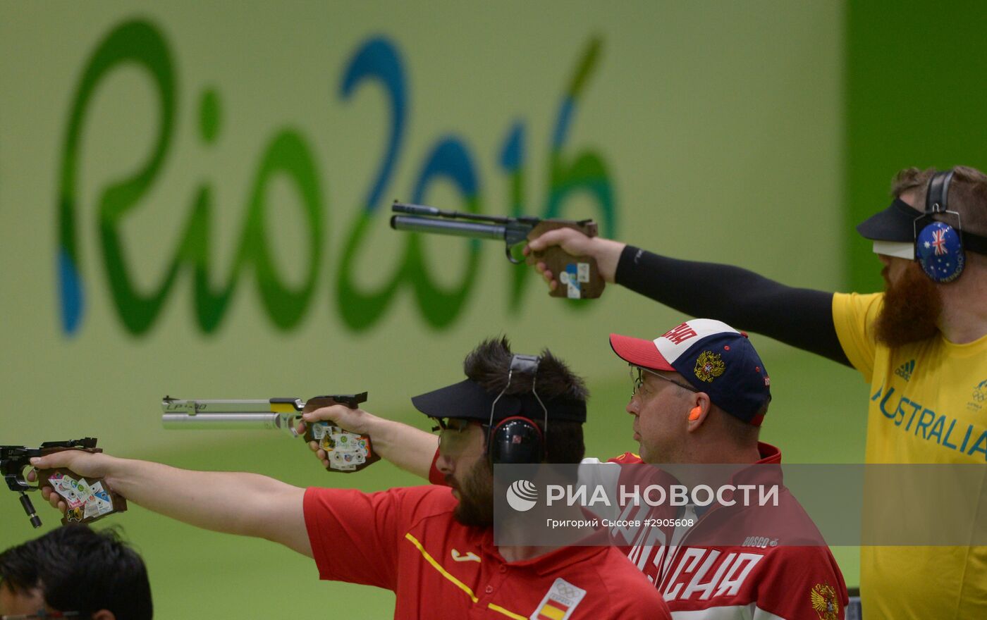 Олимпиада 2016. Стрельба. Мужчины. Пневматический пистолет