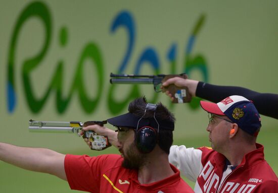 Олимпиада 2016. Стрельба. Мужчины. Пневматический пистолет