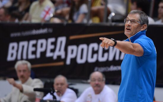 Баскетбол. Мужчины. Товарищеский матч Россия - Грузия