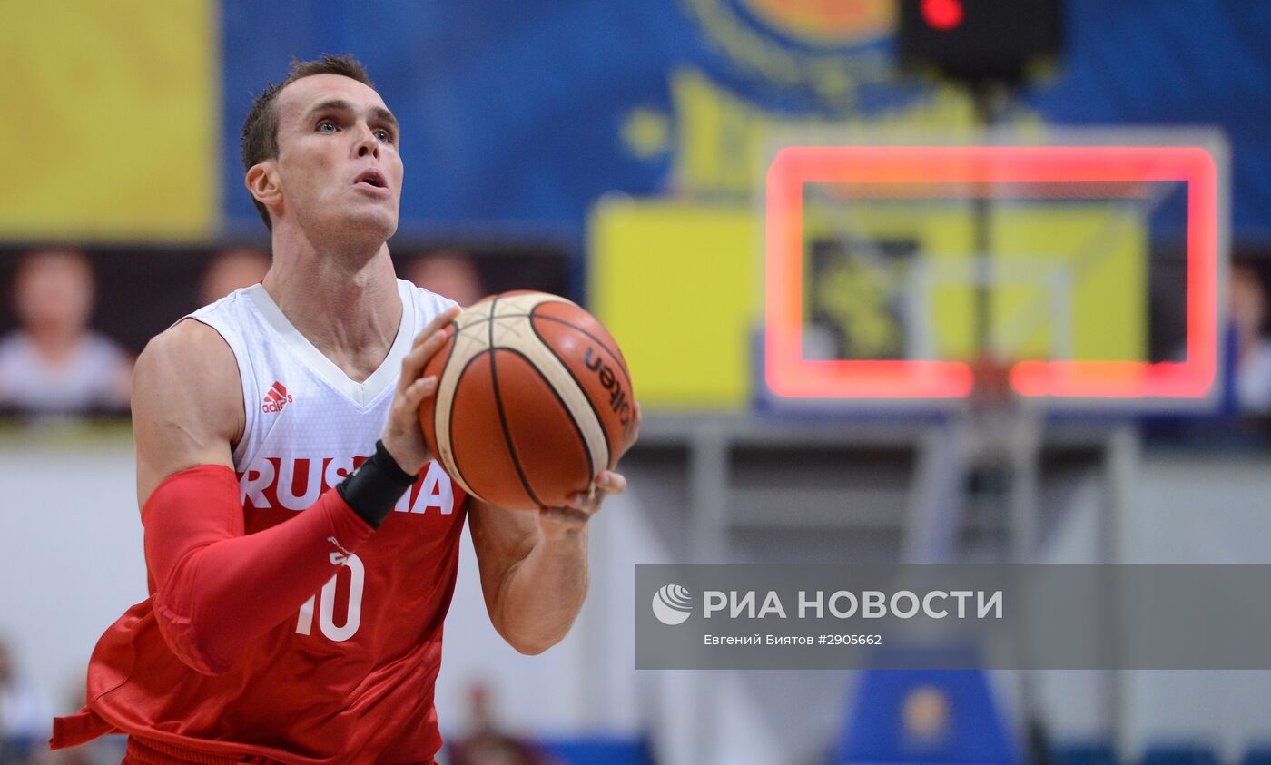 Баскетбол. Мужчины. Товарищеский матч Россия - Грузия