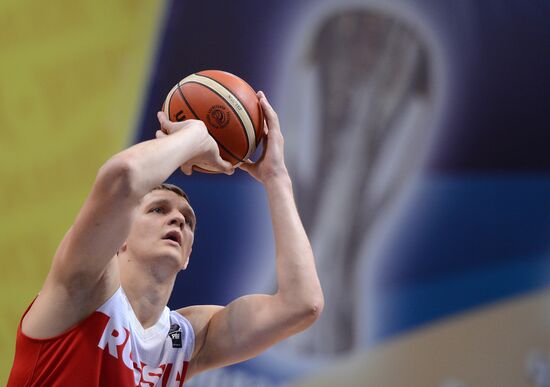 Баскетбол. Мужчины. Товарищеский матч Россия - Грузия